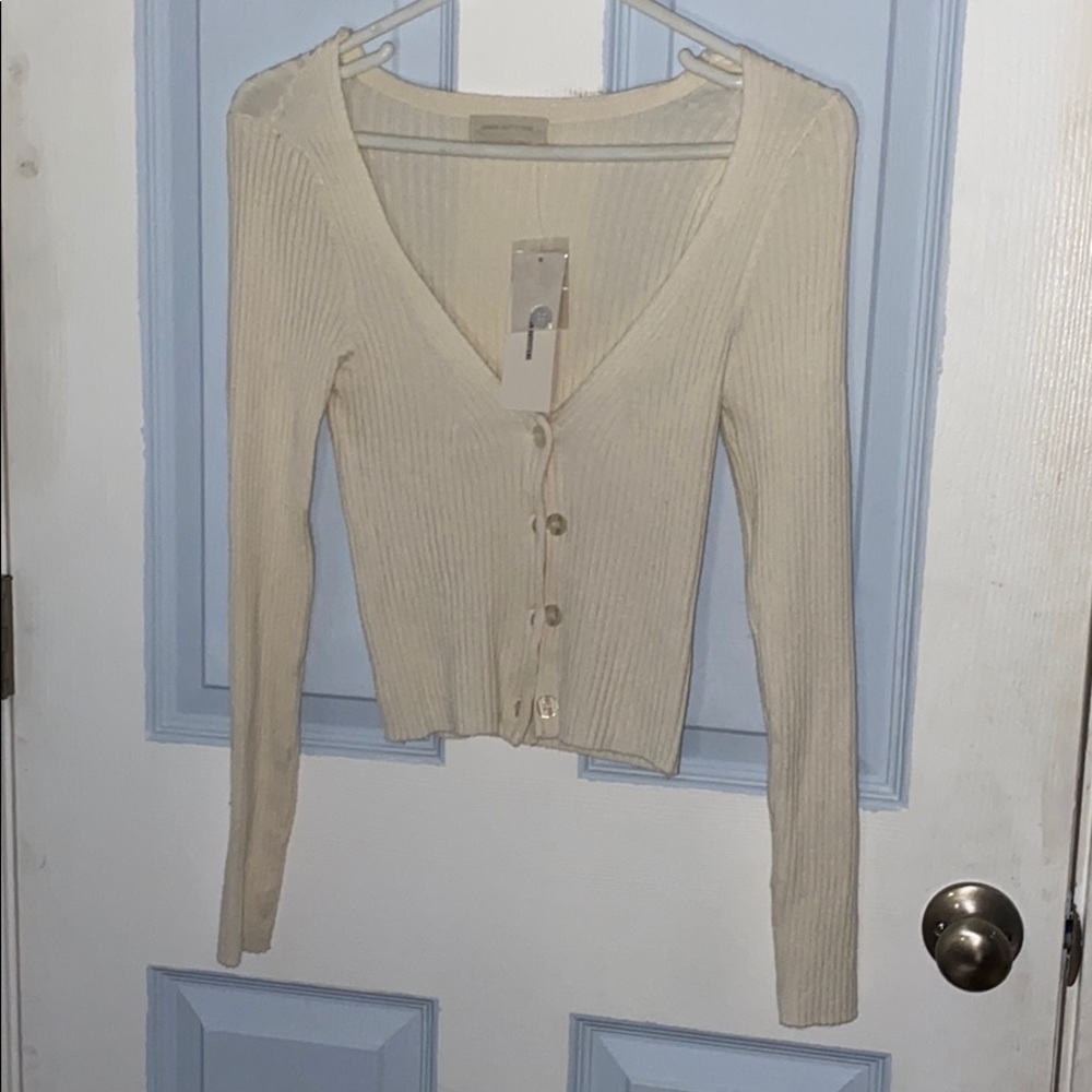 Urban Outfitters Ribbed Cardigan Shirt